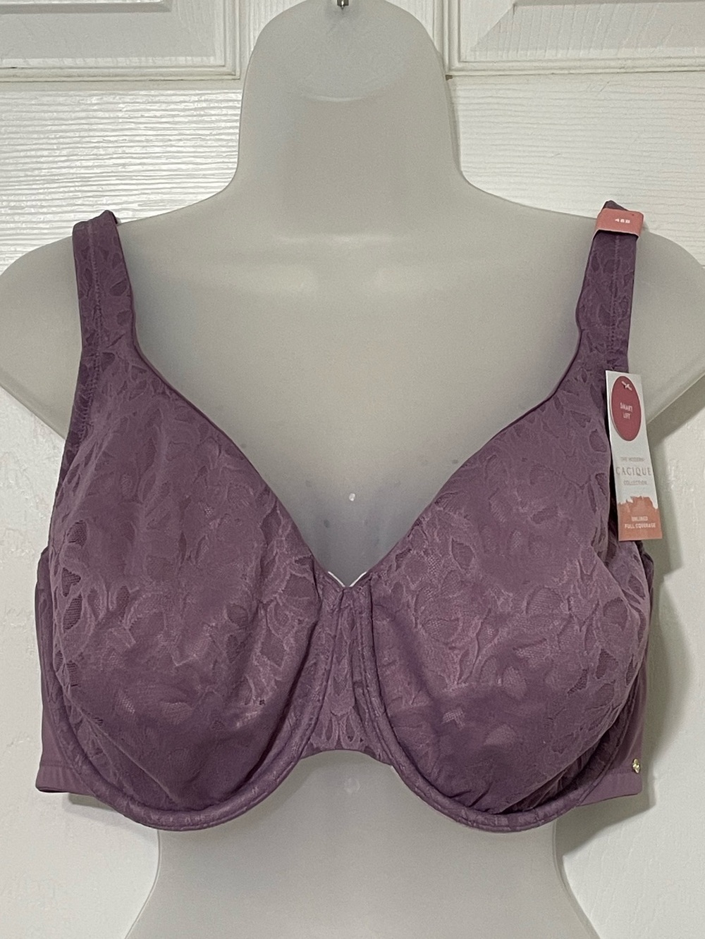 Cacique Smart Lift Unlined Full Coverage Bra NWT.